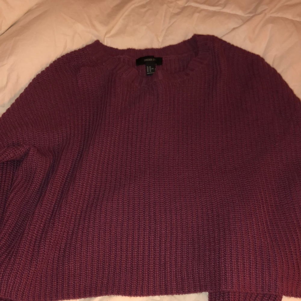 Forever 21 pink sweater